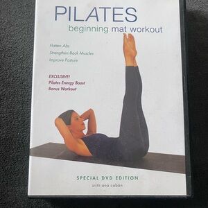 GAIAM Pilates Beginning Mat Workout DVD - Black and White